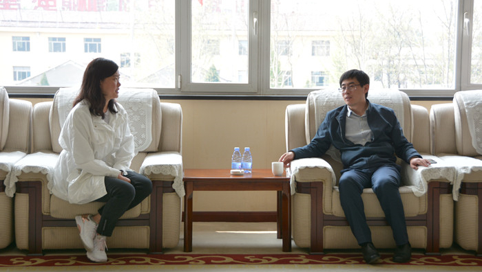 域城镇镇长唐磊到B体育官方开户调研